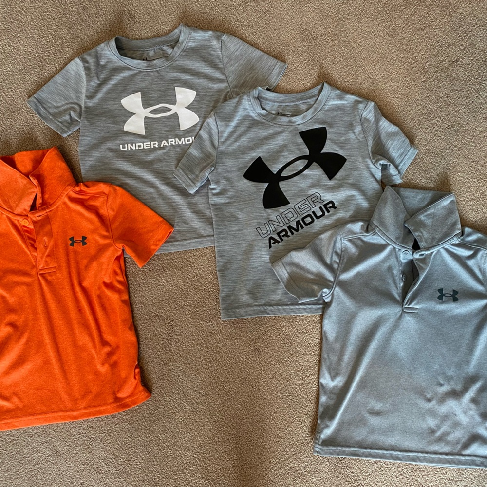 4 Under Armour Toddler Shirts!